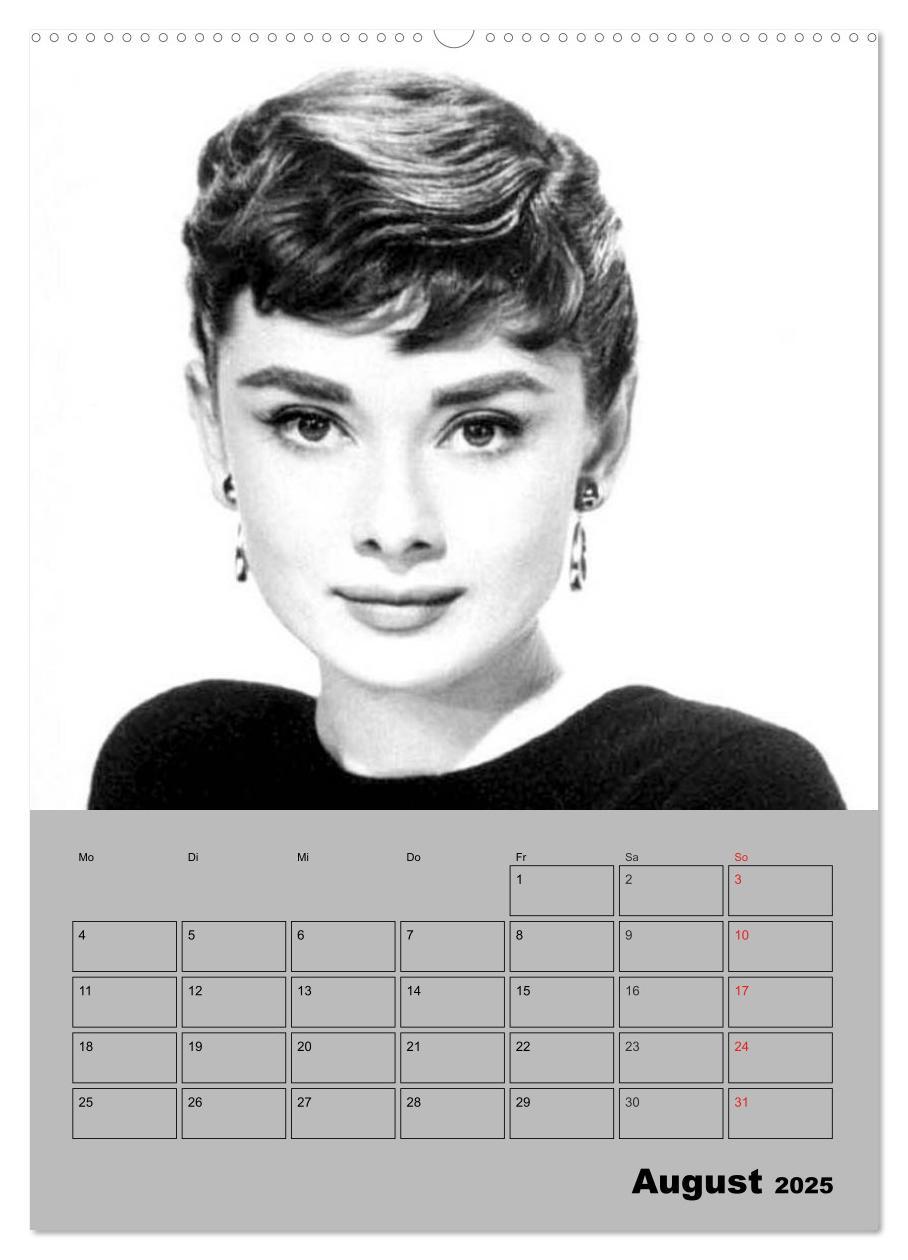 Bild: 9783457023167 | Hollywood-Diva. Audrey Hepburn (Wandkalender 2025 DIN A2 hoch),...