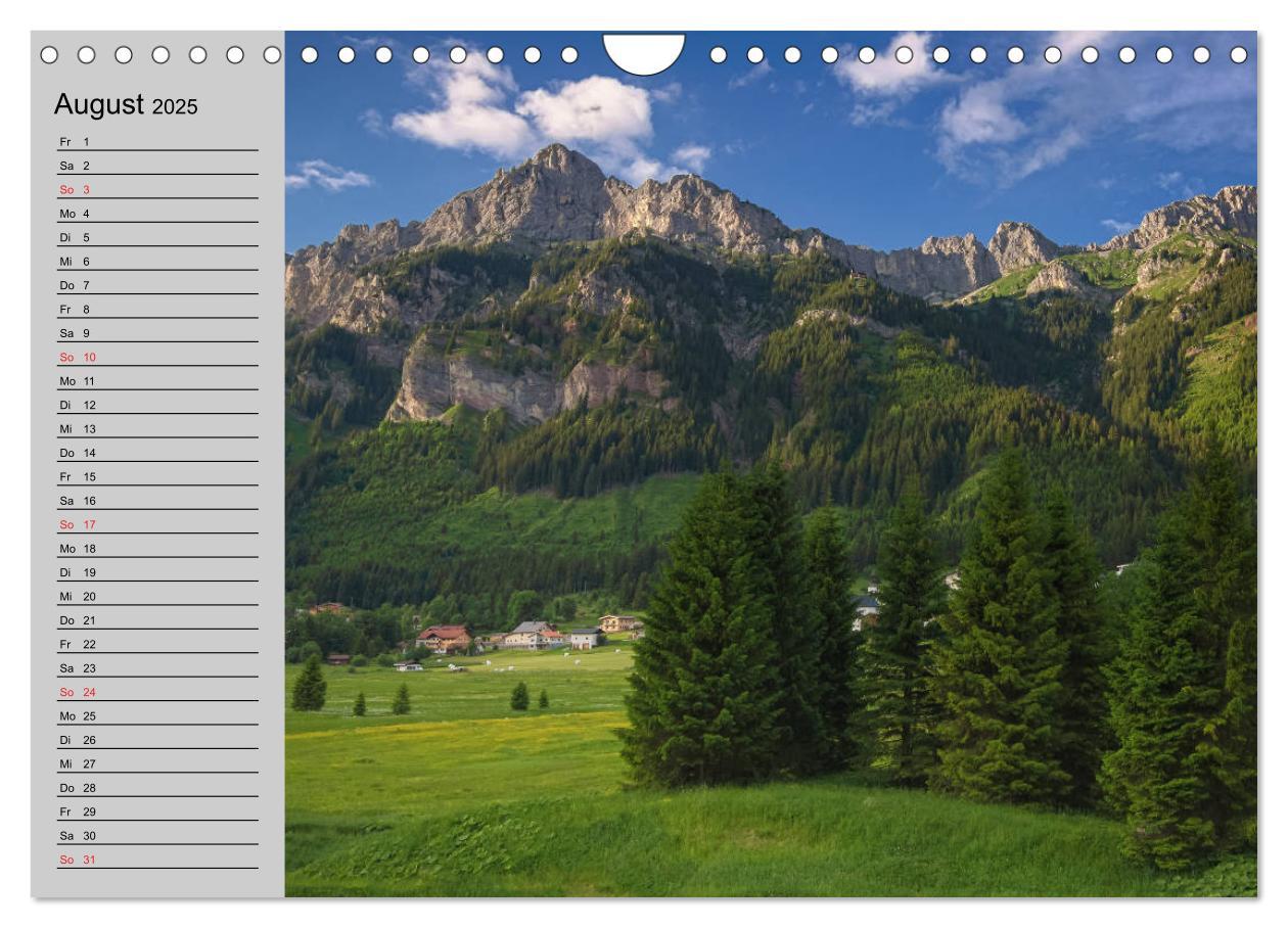 Bild: 9783435216680 | Tannheimer Tal (Wandkalender 2025 DIN A4 quer), CALVENDO...