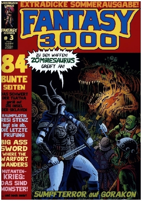 Cover: 9783869591285 | Fantasy 3000 Band 3 | Zombiesaurus greift an! | diverse | Taschenbuch