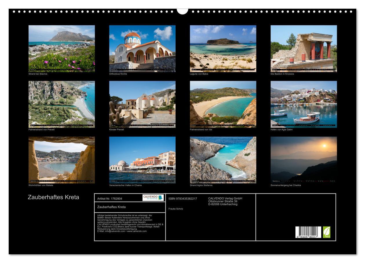 Bild: 9783435382217 | Zauberhaftes Kreta (Wandkalender 2025 DIN A2 quer), CALVENDO...