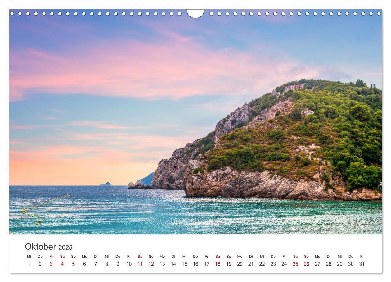 Bild: 9783383937859 | Korfu - Die paradiesische Insel im Mittelmeer. (Wandkalender 2025...