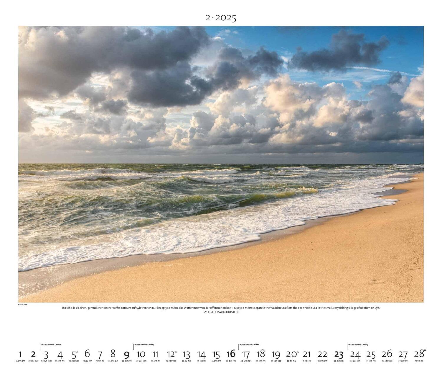 Bild: 4251734300744 | PALAZZI - Naturland Deutschland 2025 Wandkalender, 60x50cm,...