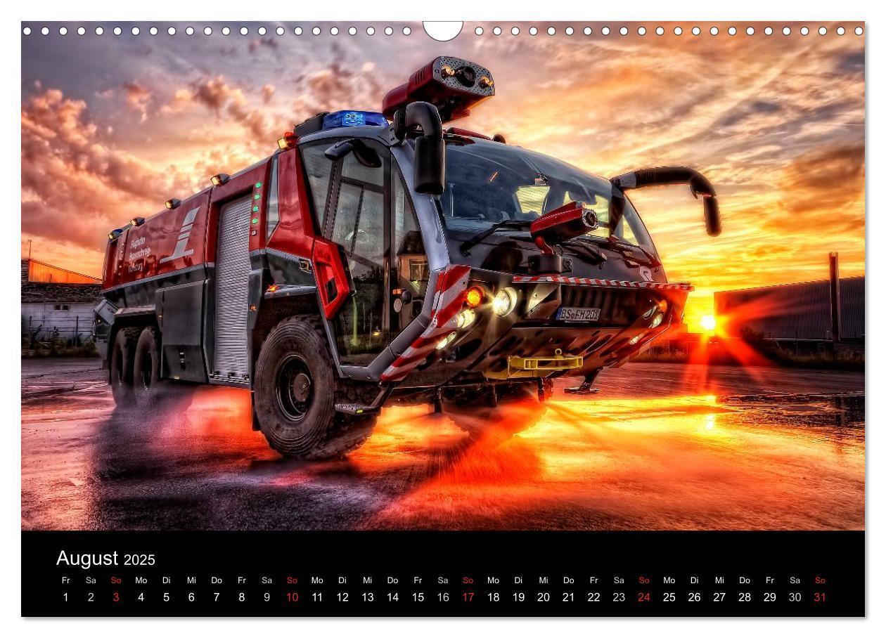 Bild: 9783435829132 | Einsatzfahrzeuge (Wandkalender 2025 DIN A3 quer), CALVENDO...