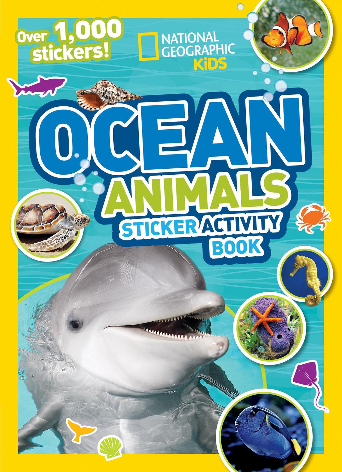 Cover: 9781426334238 | Ocean Animals Sticker Activity Book | Over 1,000 Stickers! | Buch