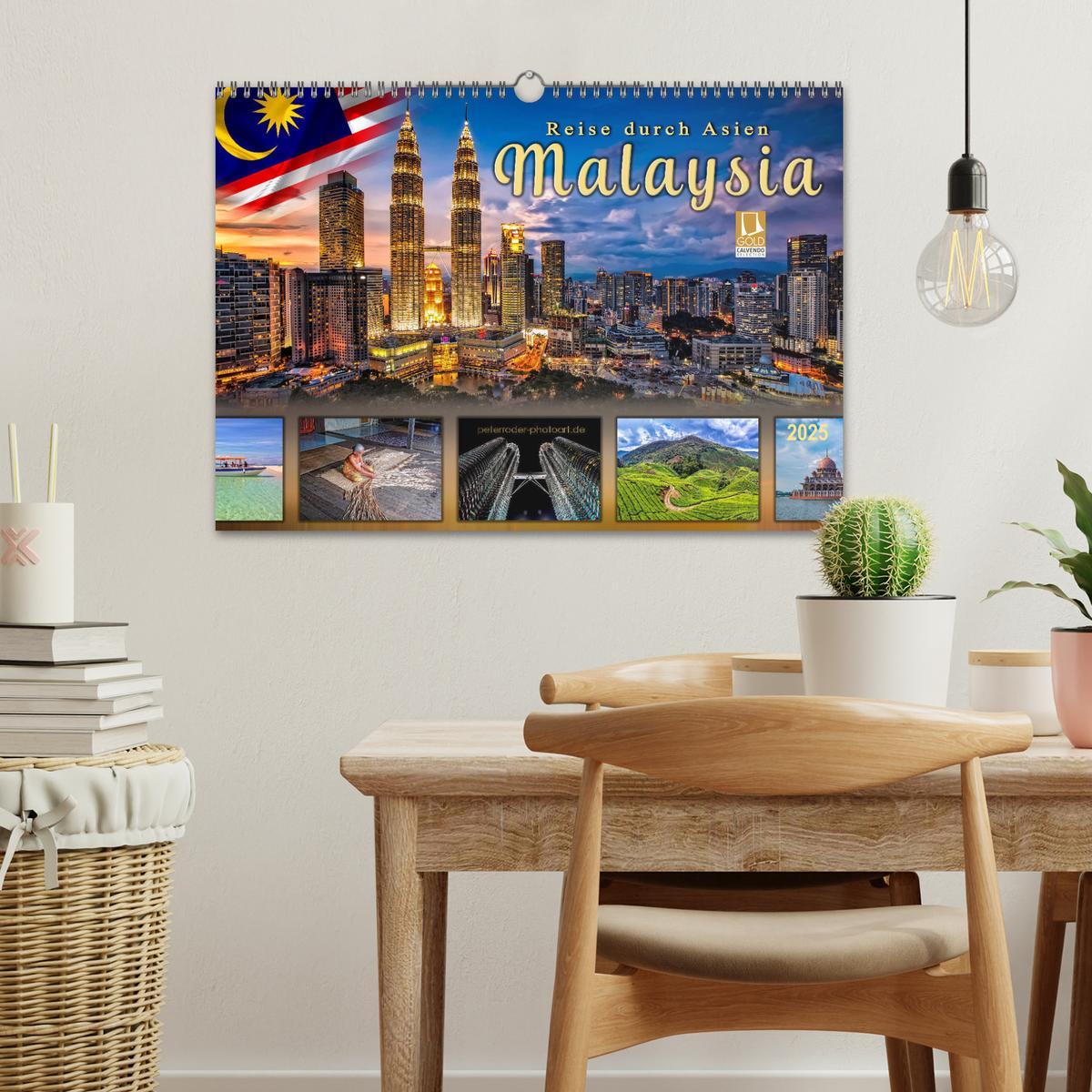 Bild: 9783435437917 | Reise durch Asien - Malaysia (Wandkalender 2025 DIN A3 quer),...