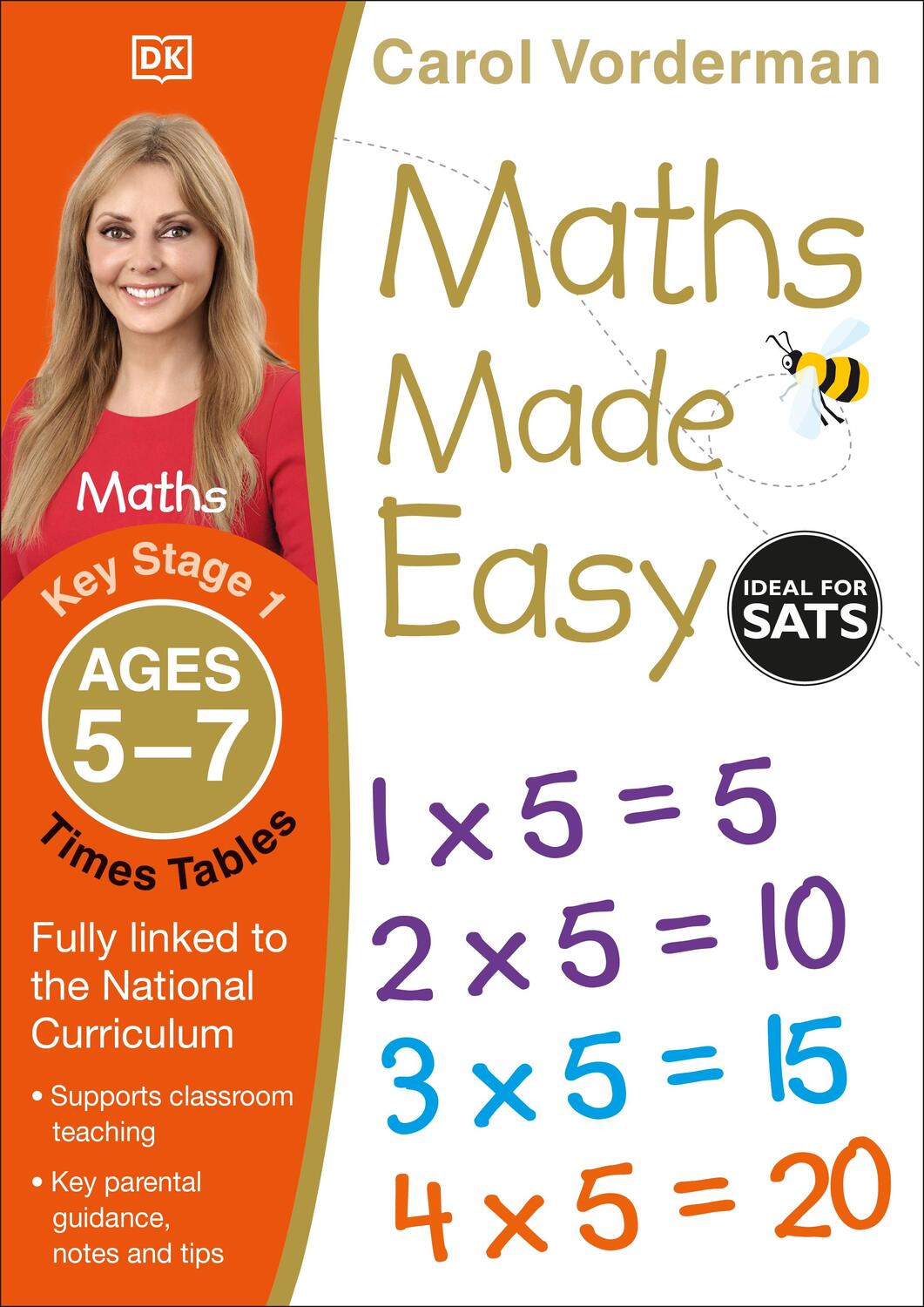 Cover: 9781409344896 | Maths Made Easy: Times Tables, Ages 5-7 (Key Stage 1) | Vorderman