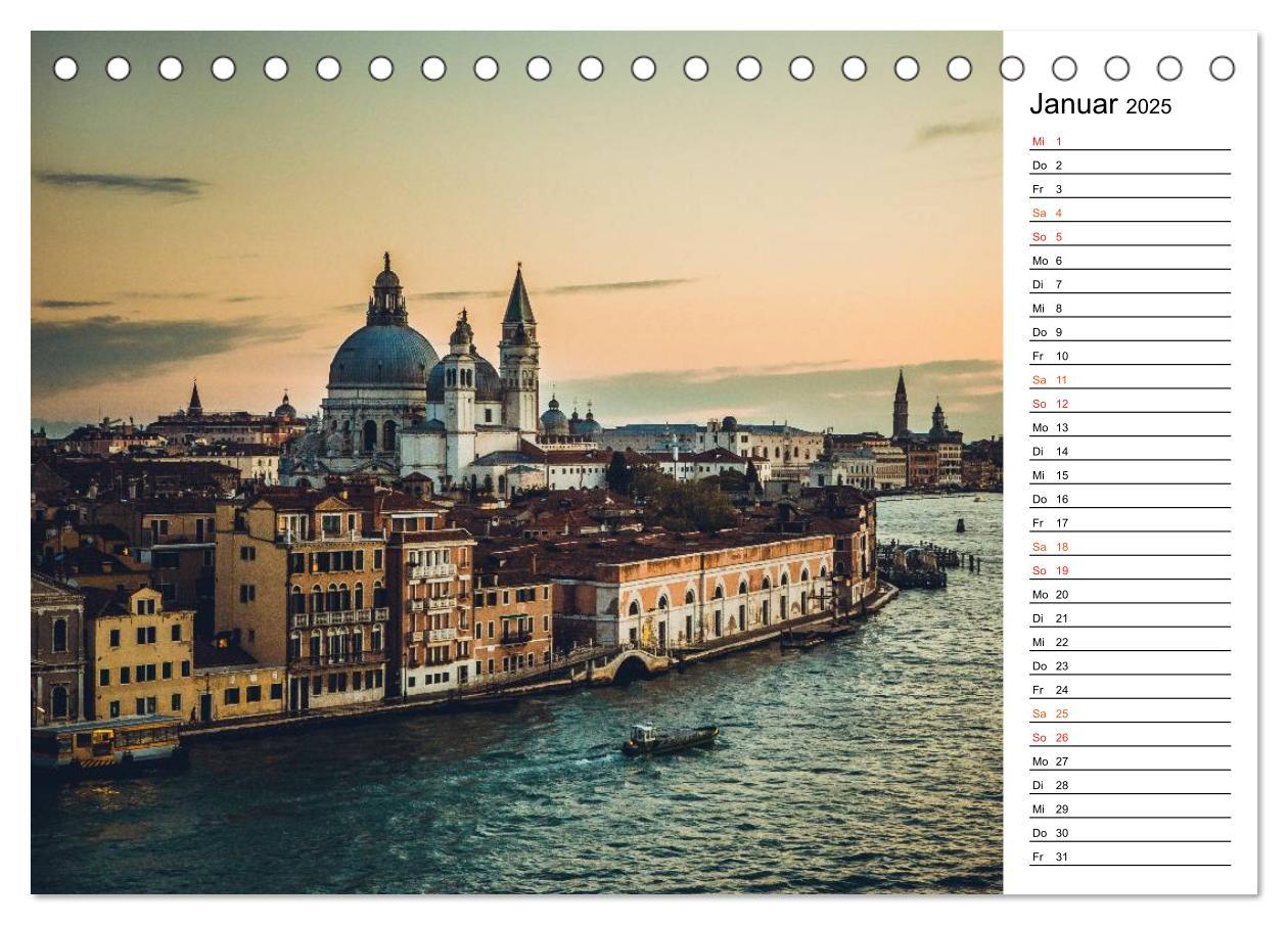 Bild: 9783435534845 | Traumstadt Venedig (Tischkalender 2025 DIN A5 quer), CALVENDO...