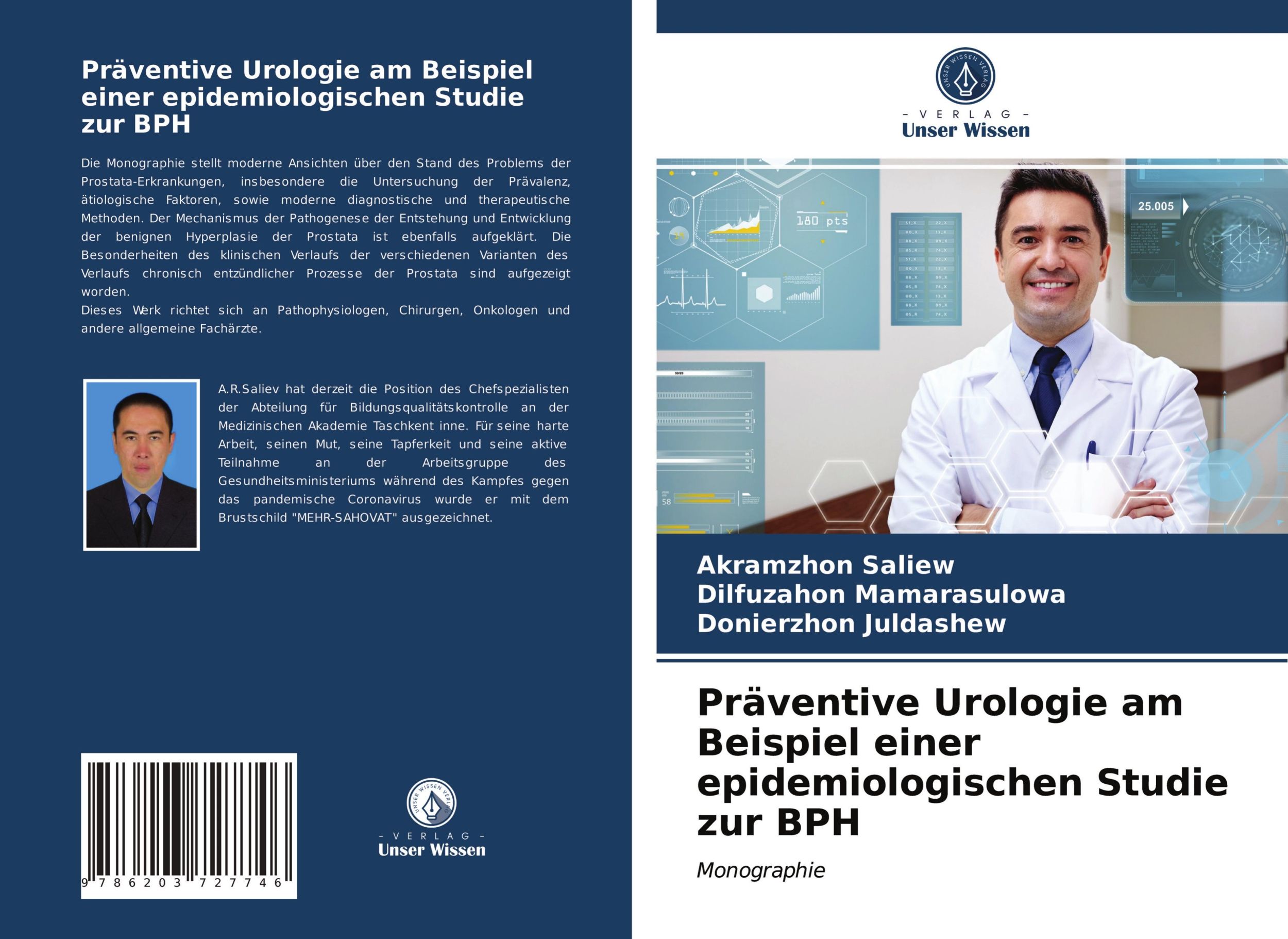 Cover: 9786203727746 | Präventive Urologie am Beispiel einer epidemiologischen Studie zur BPH