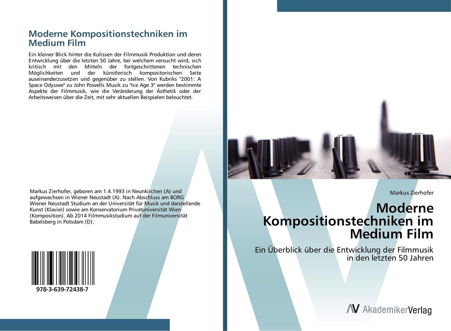 Cover: 9783639724387 | Moderne Kompositionstechniken im Medium Film | Markus Zierhofer | Buch