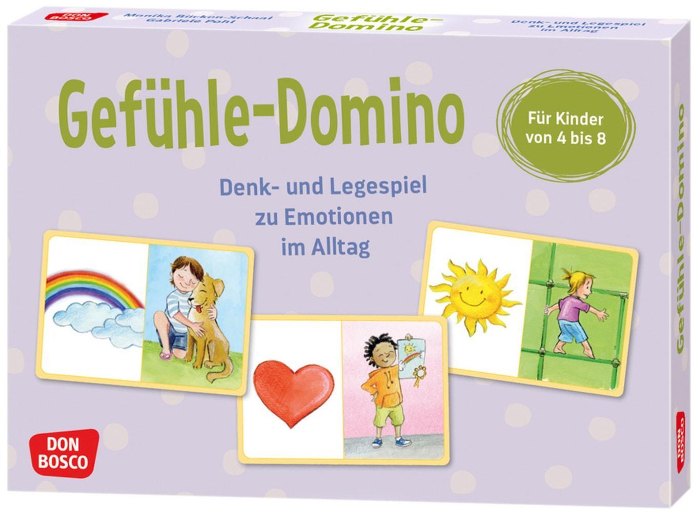 Cover: 4260694920602 | Gefühle-Domino | Monika Bücken-Schaal | Box | 30 S. | Deutsch | 2023