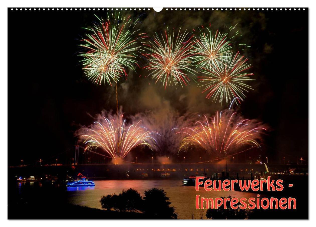 Cover: 9783675705869 | Feuerwerks - Impressionen (Wandkalender 2024 DIN A2 quer), CALVENDO...