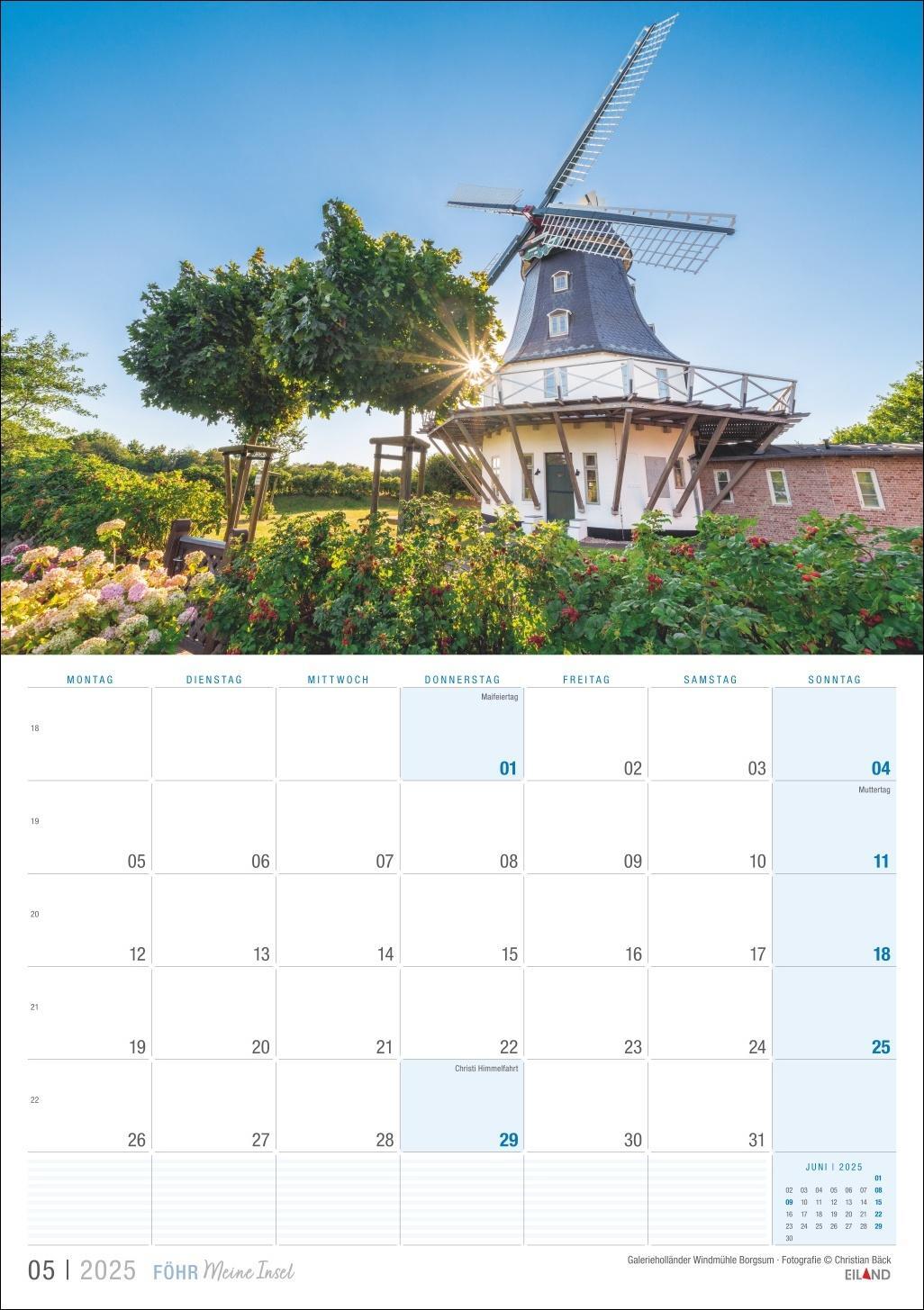 Bild: 9783964023452 | Föhr ...meine Insel Kalender 2025 | Eiland | Kalender | 13 S. | 2025