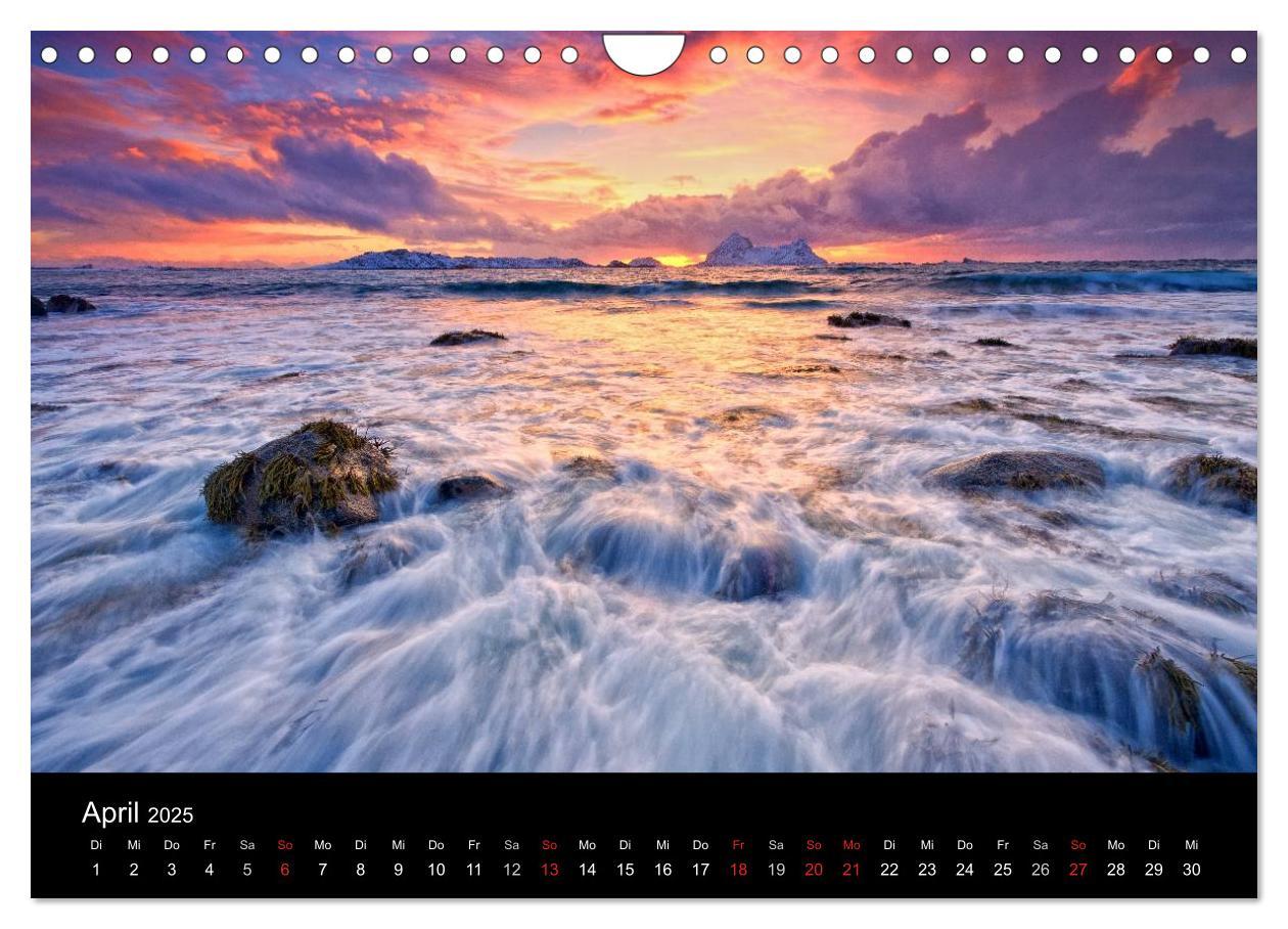 Bild: 9783435802395 | Norwegen (Wandkalender 2025 DIN A4 quer), CALVENDO Monatskalender