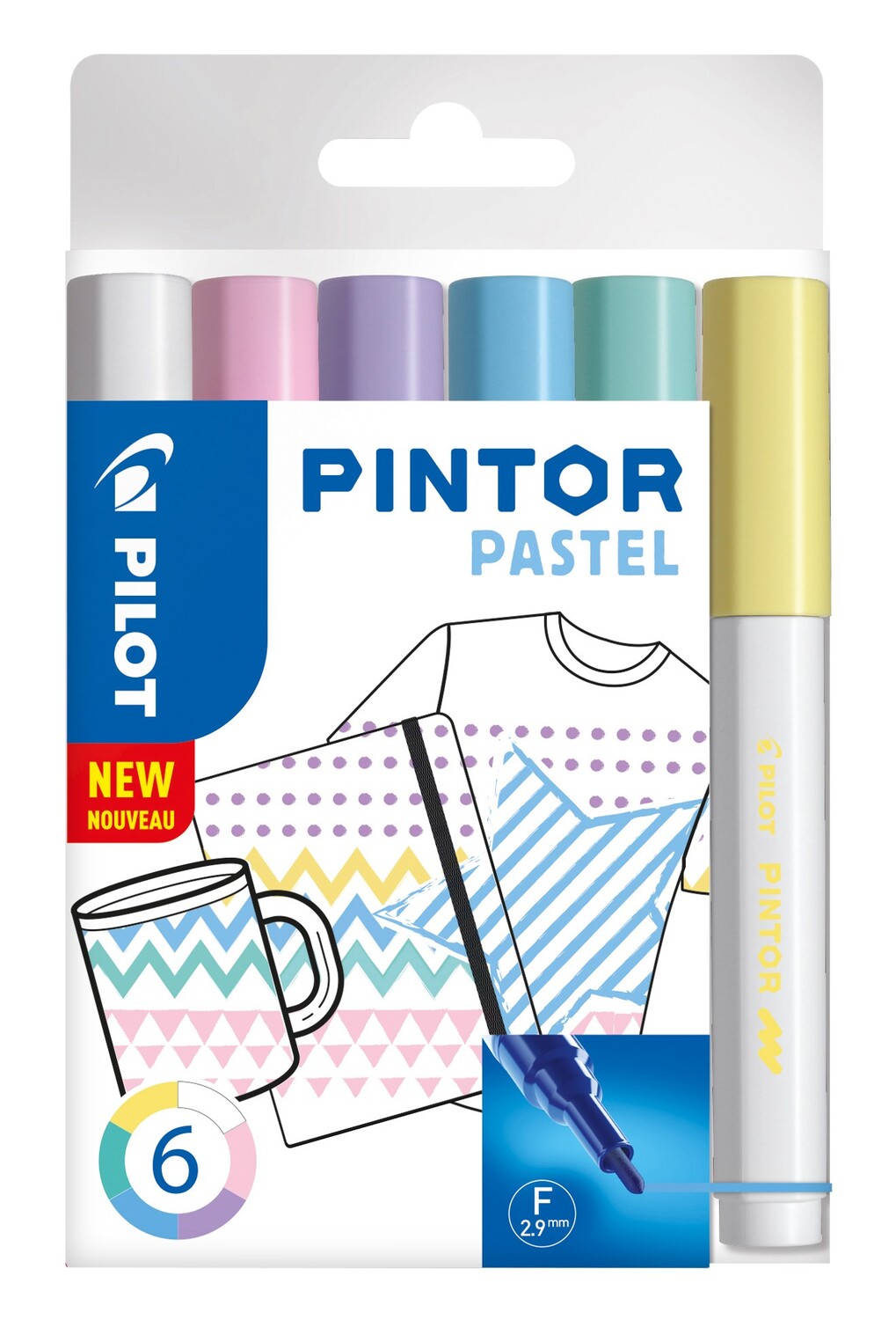 Cover: 3131910517467 | PILOT Marker Pintor Pastell fein 6er Set | PILOT Pintor | PILOT