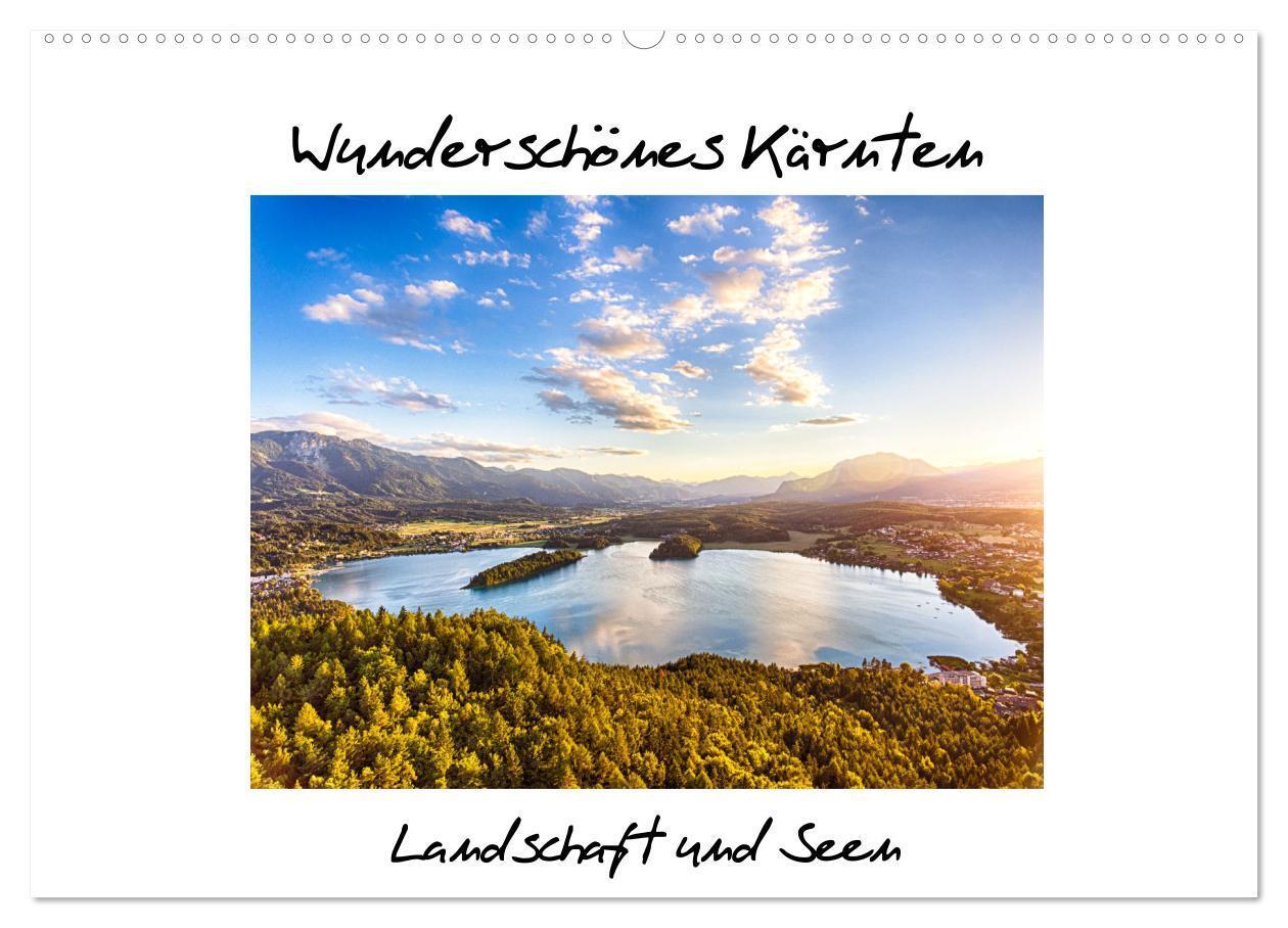 Cover: 9783675926288 | Wunderschönes Kärnten. Landschaft und Seen. (Wandkalender 2024 DIN...