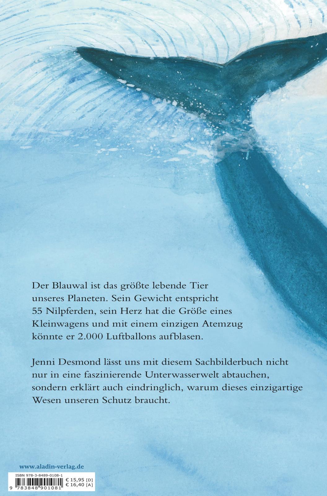 Rückseite: 9783848901081 | Der Blauwal | Jenni Desmond | Buch | 48 S. | Deutsch | 2016 | Aladin