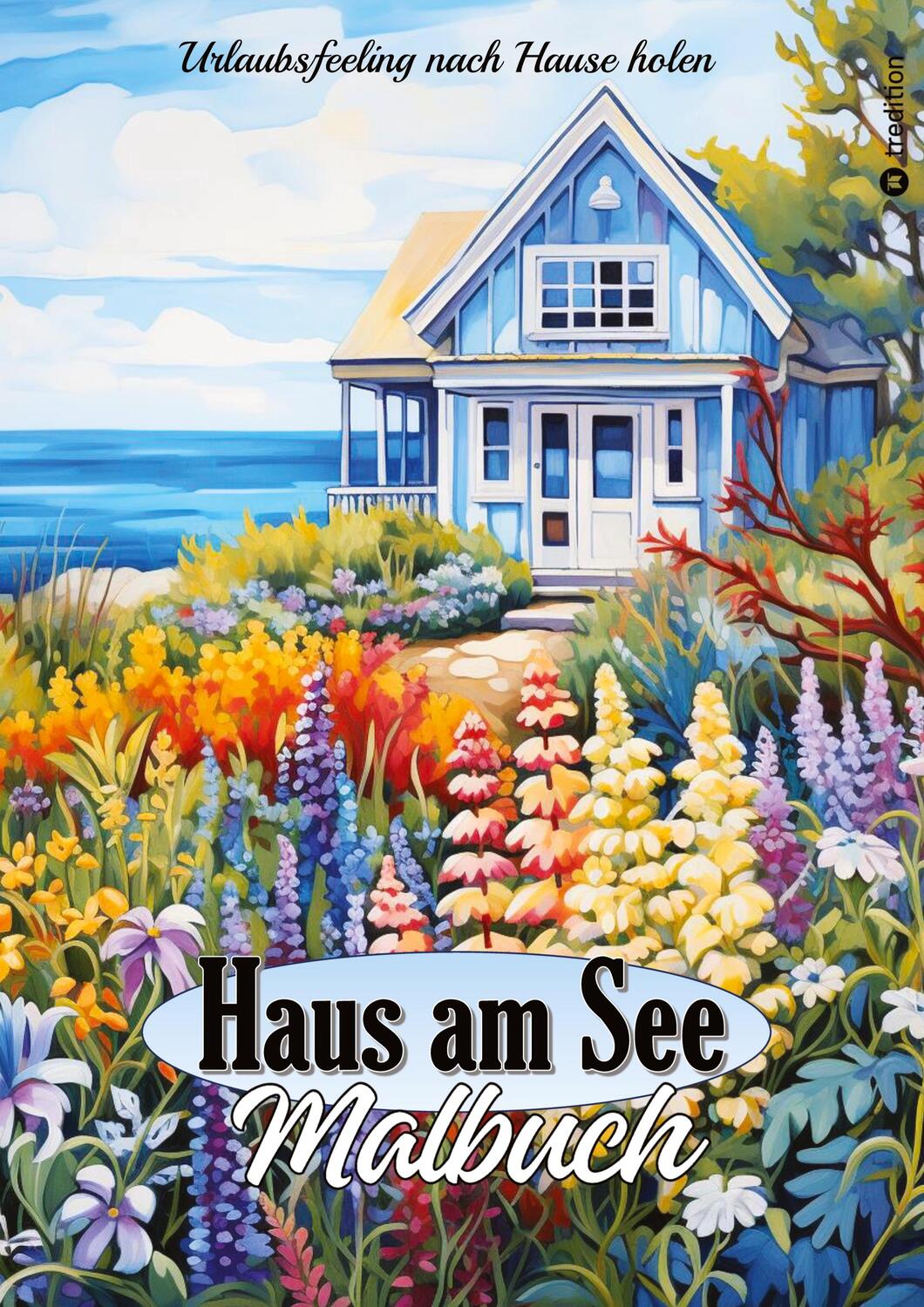 Cover: 9783384192011 | Malbuch für Erwachsene Haus am See - Traumhafte Ferienhäuser &amp;...