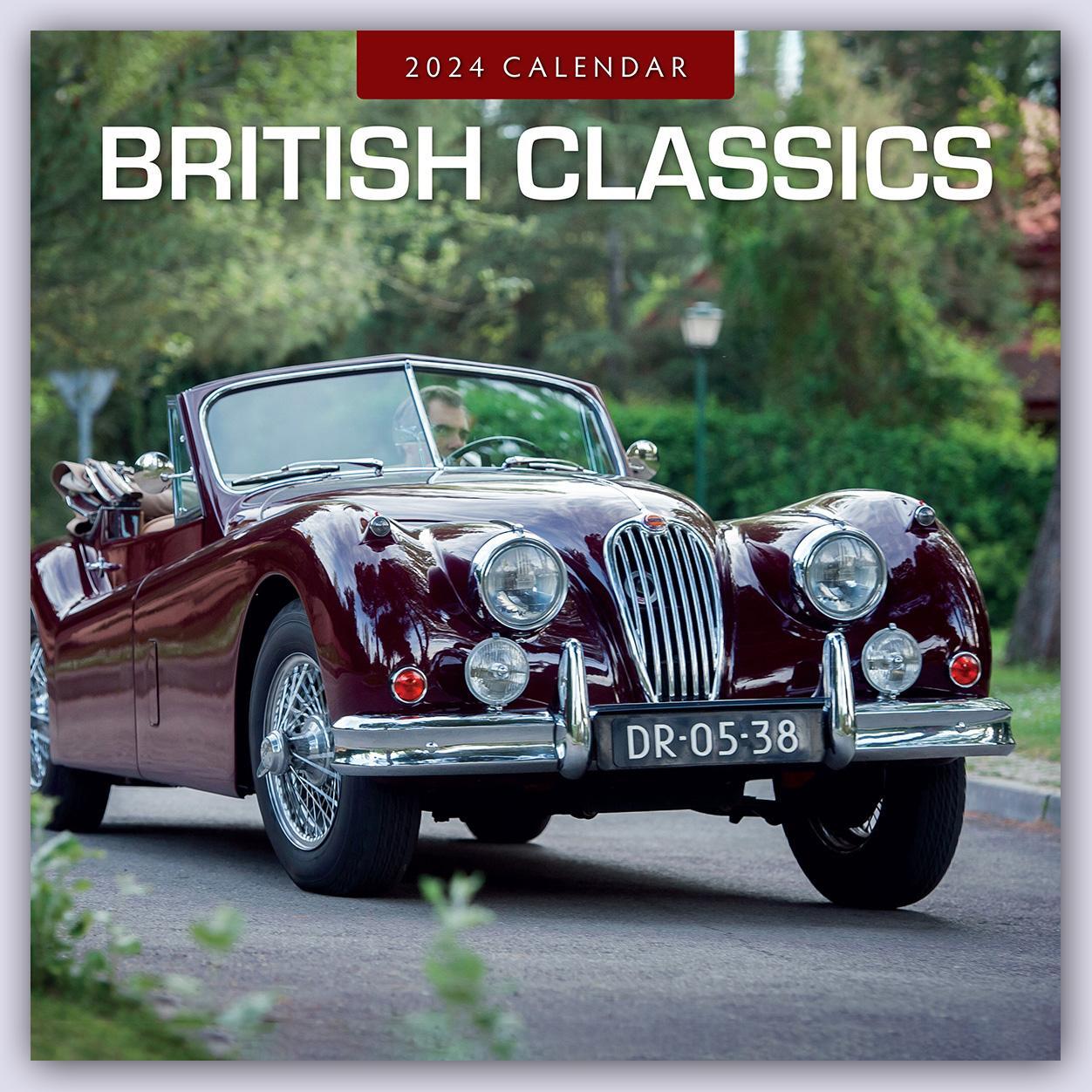 Cover: 9781804423332 | British Classics 2024 Square Wall Calendar | Red Robin Publishing Ltd.