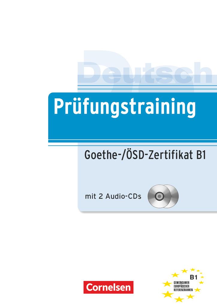 Cover: 9783060208975 | Prüfungstraining DaF B1. Goethe-/ÖSD-Zertifikat | Dieter Maenner