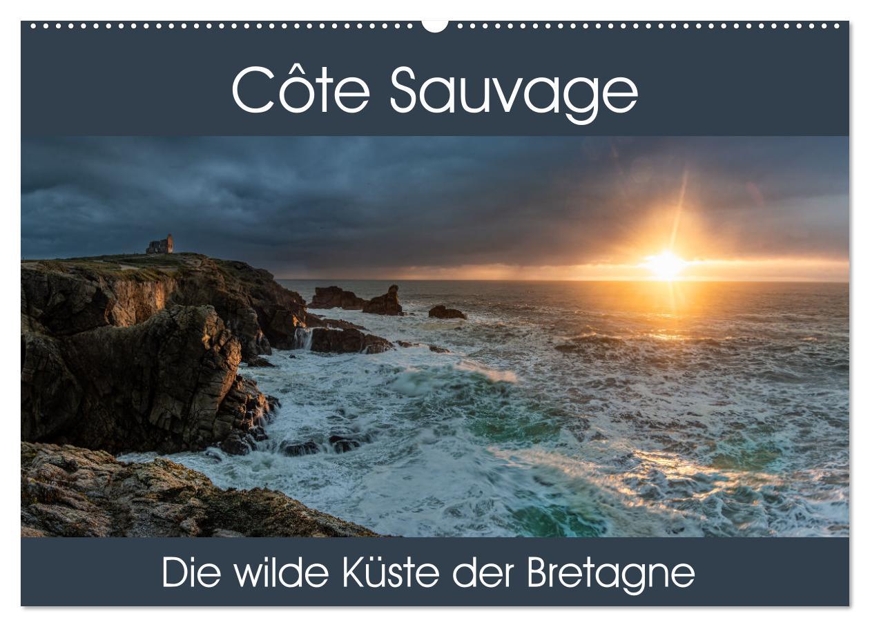 Cover: 9783383994531 | Côte Sauvage - Die wilde Küste der Bretagne (Wandkalender 2025 DIN...