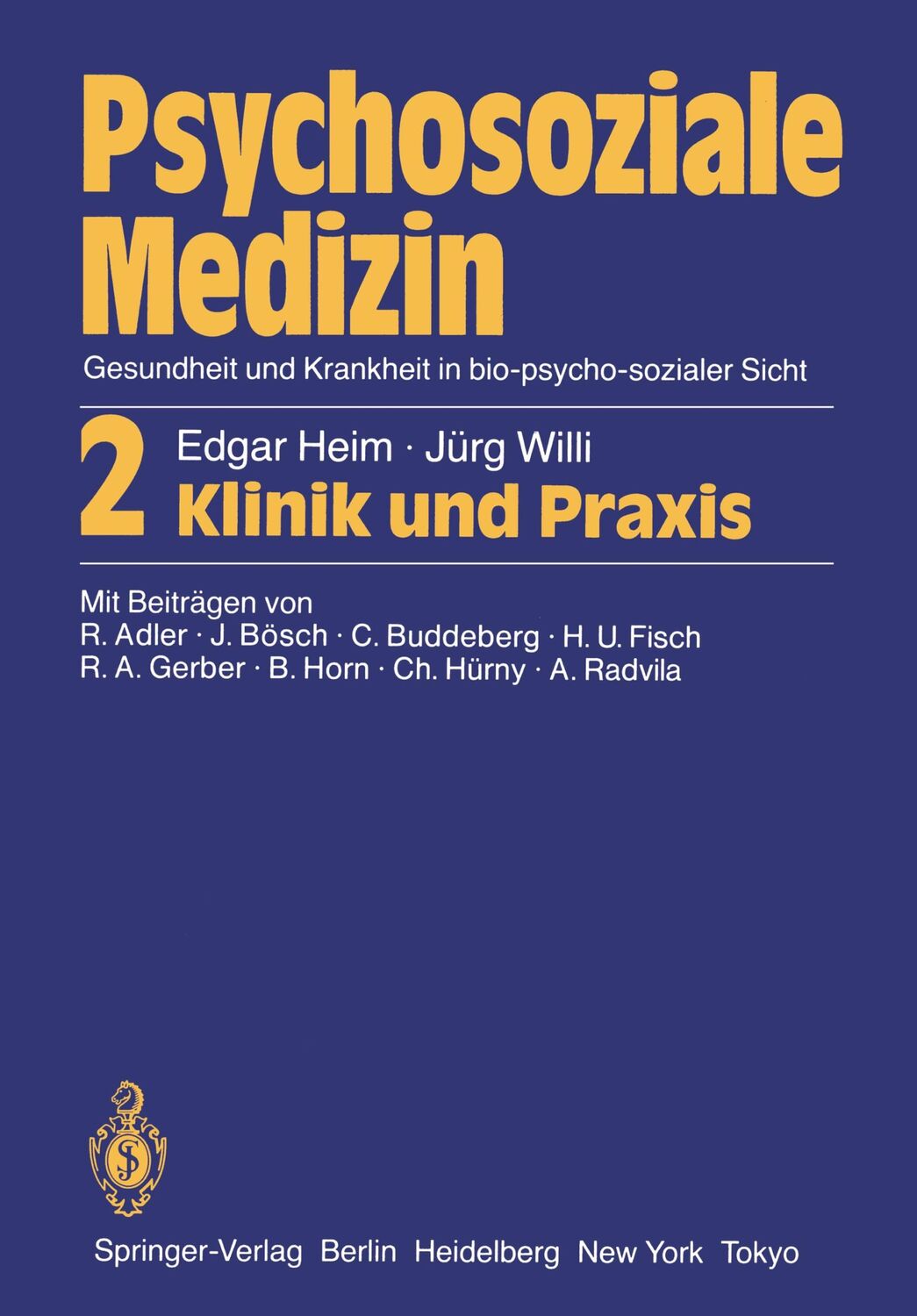 Cover: 9783540162292 | Psychosoziale Medizin Gesundheit und Krankheit in...