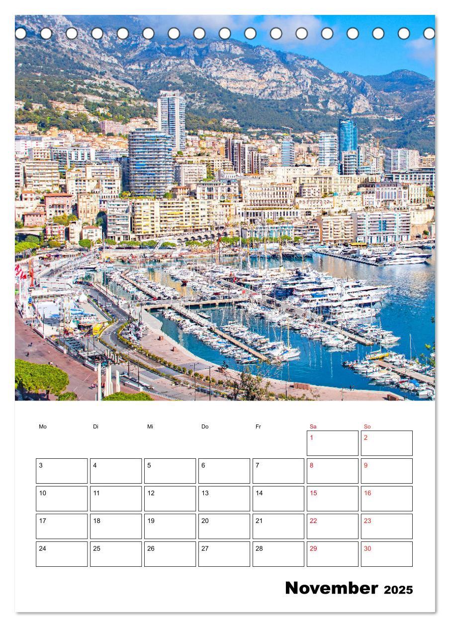 Bild: 9783435939619 | Monaco - Fürstentum an der Côte d'Azur (Tischkalender 2025 DIN A5...