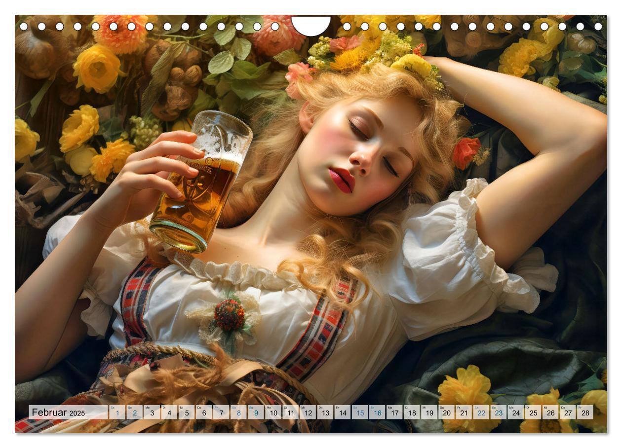 Bild: 9783383854170 | Bierzeltköniginnen - Biergenuss im Dirndl (Wandkalender 2025 DIN A4...