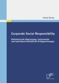 Cover: 9783836676816 | Corporate Social Responsibility | Daniel Zirnig | Taschenbuch