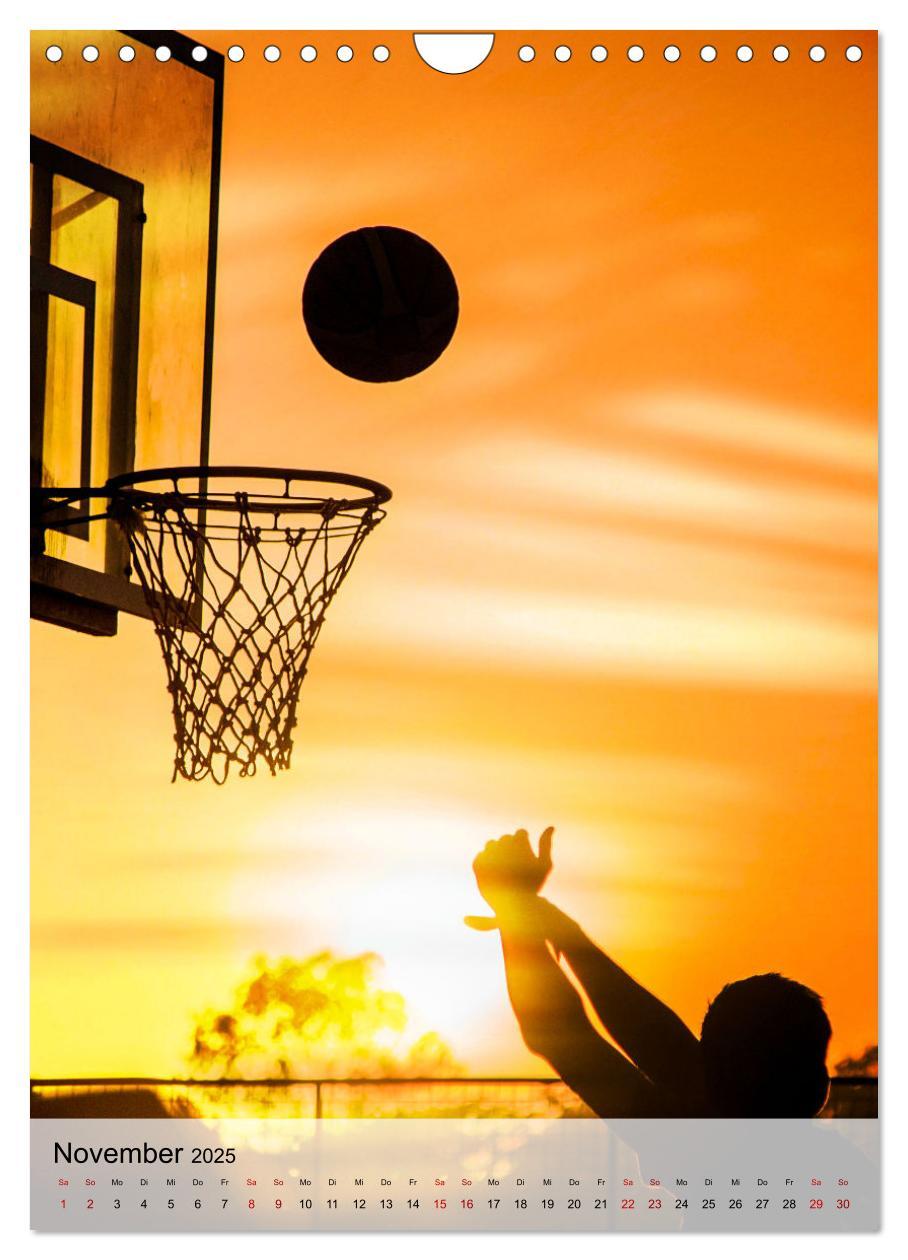 Bild: 9783435891283 | Basketball im Fokus (Wandkalender 2025 DIN A4 hoch), CALVENDO...