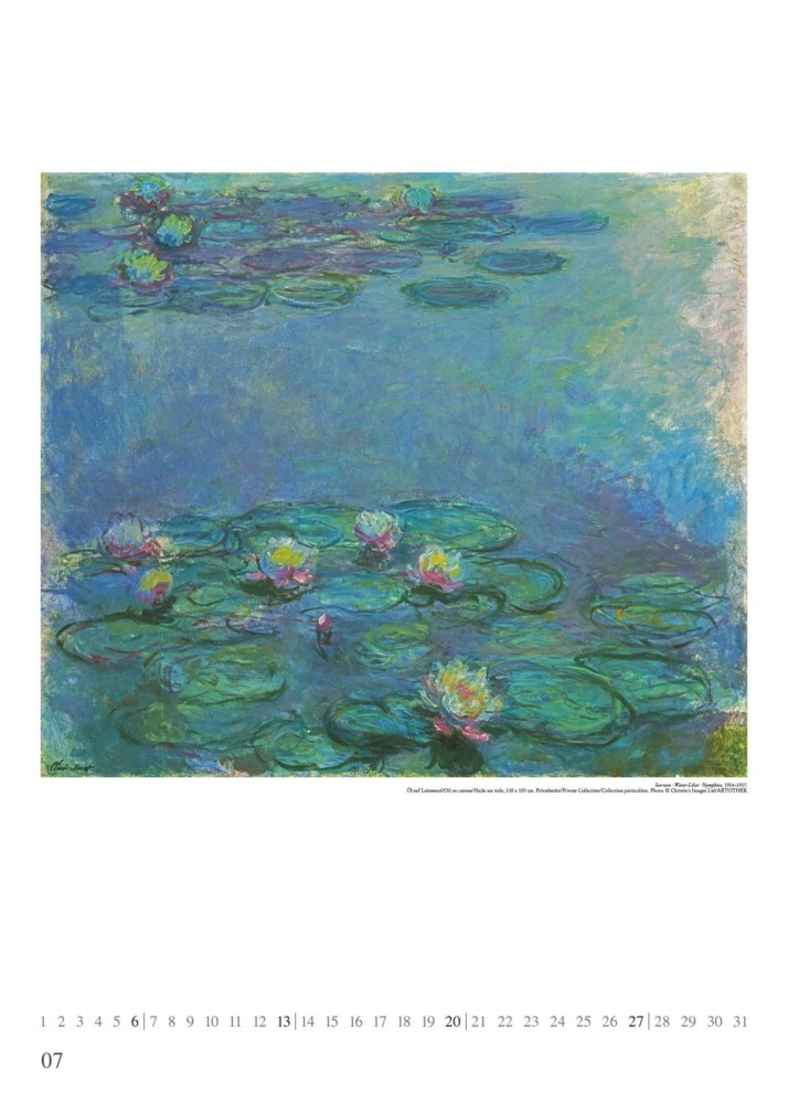 Bild: 4250809653303 | DUMONT - Claude Monet 2025 Wandkalender, 50x70cm, Posterkalender...