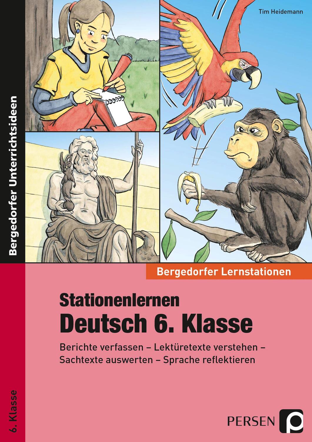 Cover: 9783403235972 | Stationenlernen Deutsch 6. Klasse | Tim Heidemann | Taschenbuch | 2016