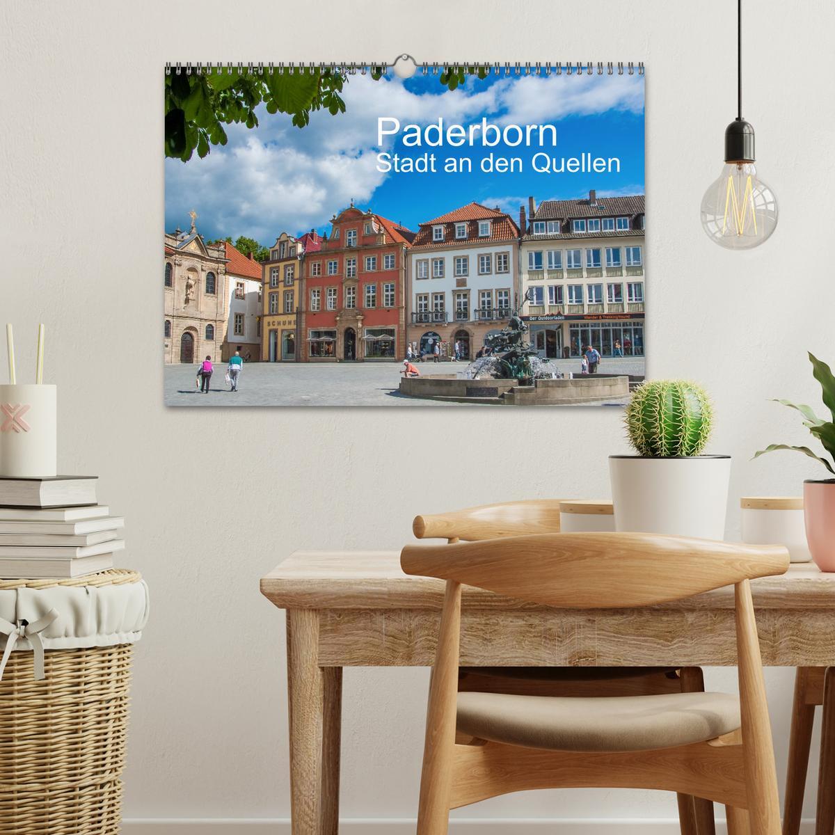 Bild: 9783383873010 | PADERBORN - Stadt an den Quellen (Wandkalender 2025 DIN A3 quer),...