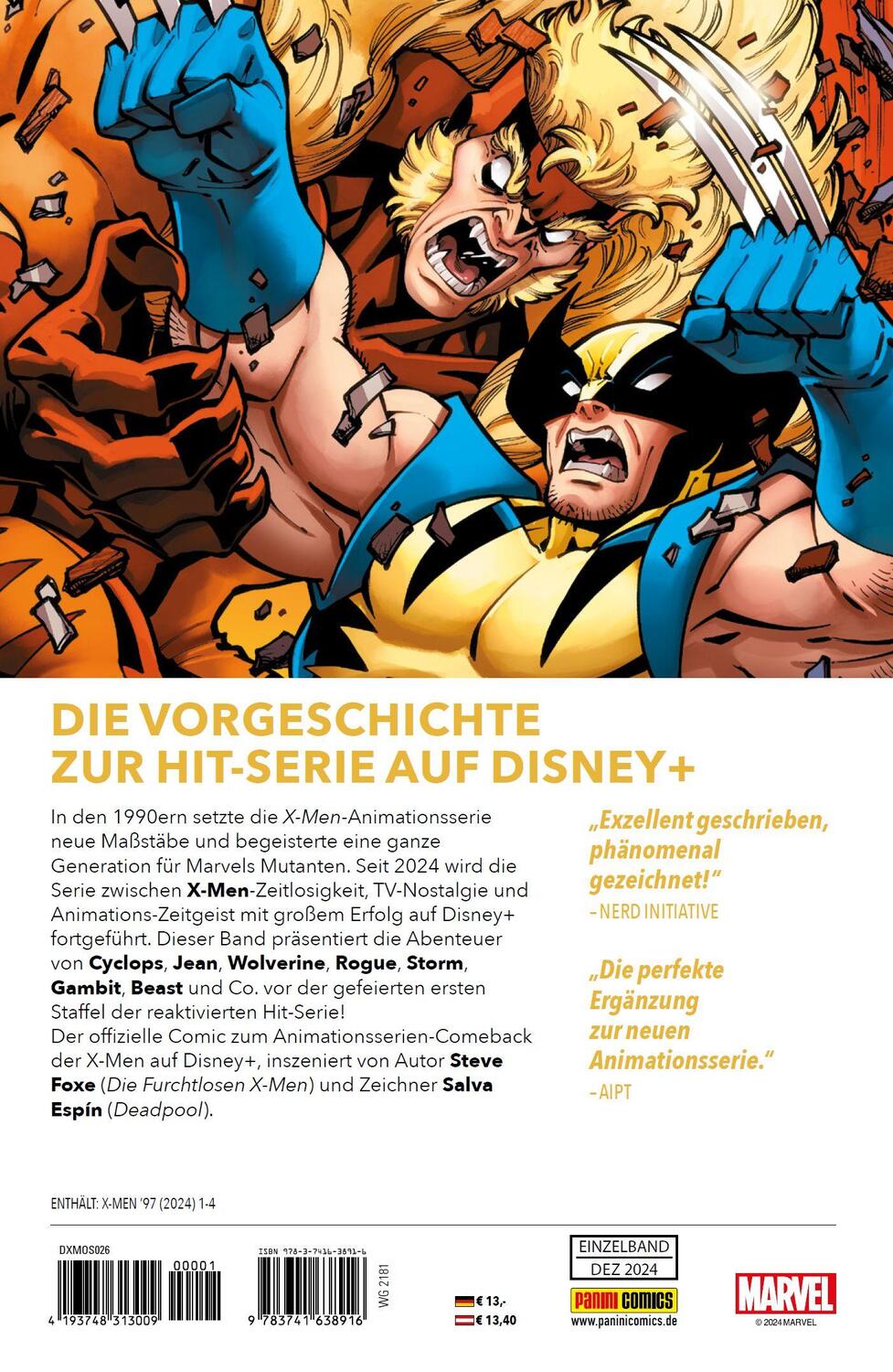 Rückseite: 9783741638916 | X-Men '97: Andere Zeiten | Steve Foxe (u. a.) | Taschenbuch | 108 S.