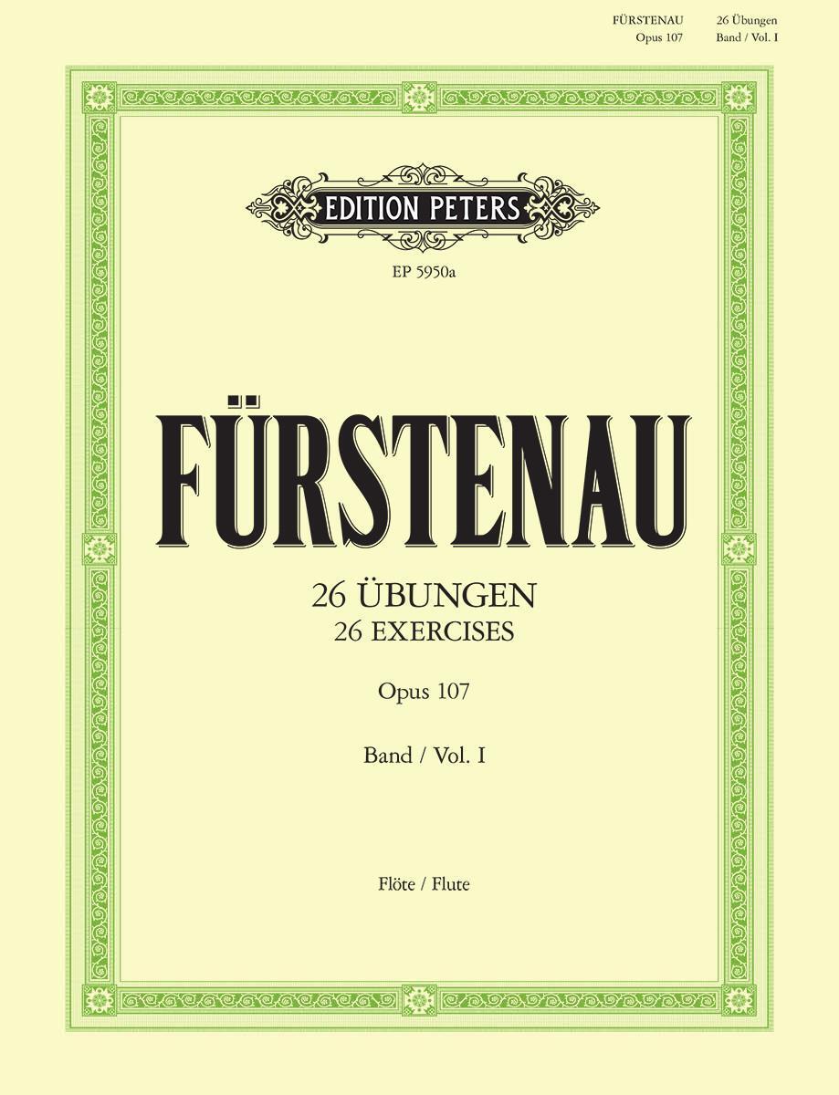 Cover: 9790014042462 | 26 Exercises Op. 107 for Flute | Nos. 1-14 (Sharp Keys) | Fürstenau