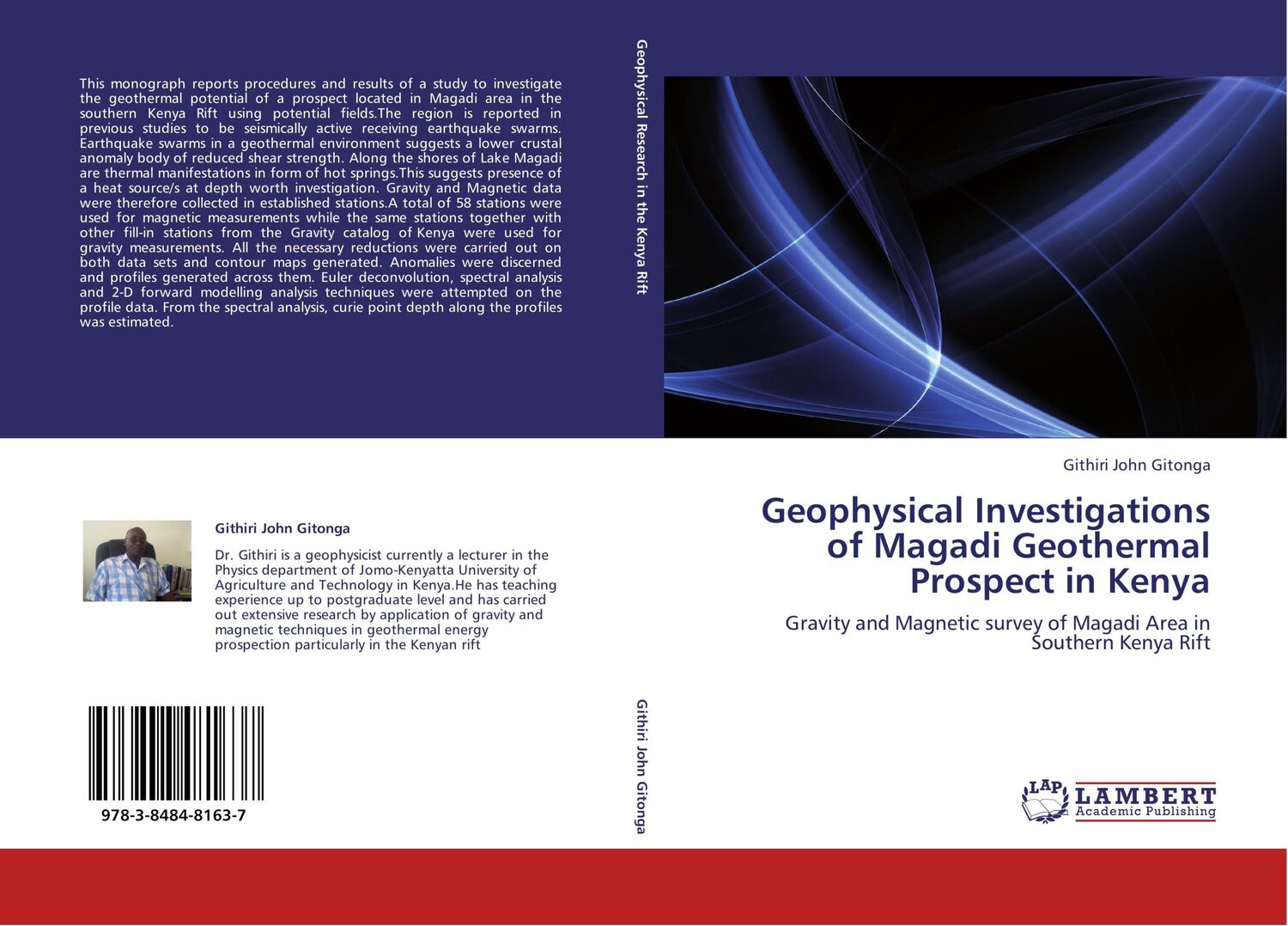 Cover: 9783848481637 | Geophysical Investigations of Magadi Geothermal Prospect in Kenya