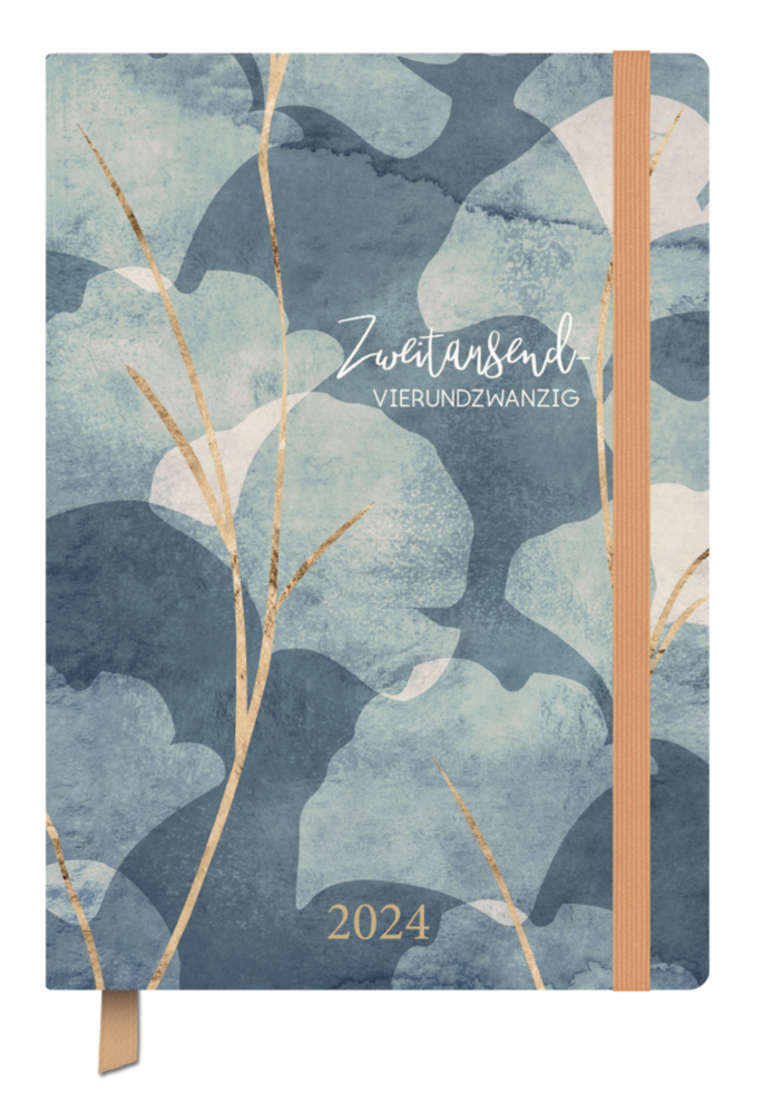 Cover: 9783731873990 | Terminkalender Classic Timer Golden Tree 2024 | Korsch Verlag | 128 S.