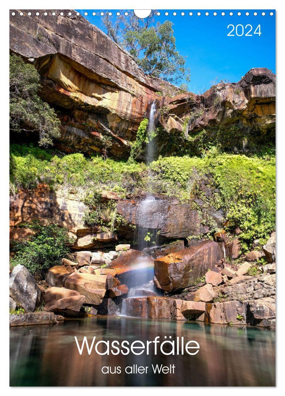 Cover: 9783675697560 | Wasserfälle aus aller Welt (Wandkalender 2024 DIN A3 hoch),...