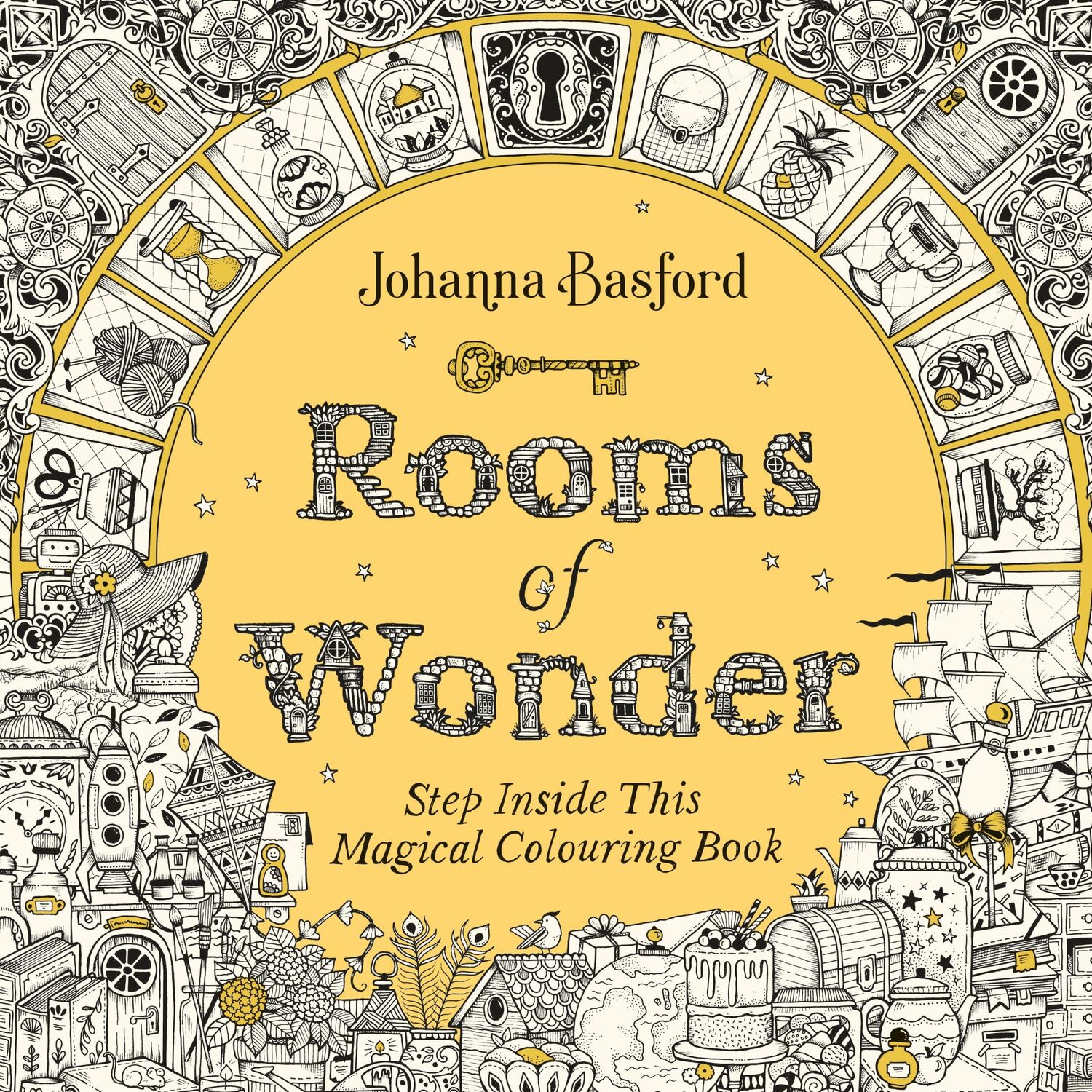 Cover: 9781529148305 | Rooms of Wonder | Step Inside this Magical Colouring Book | Basford