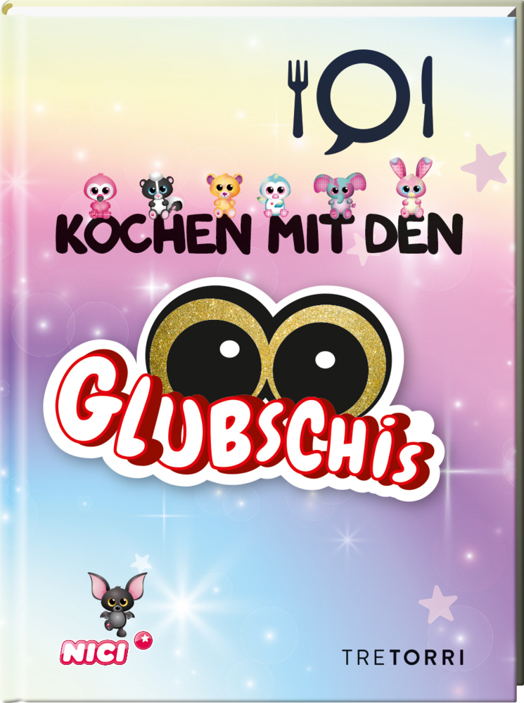 Cover: 9783960331599 | Kochen mit den Glubschis | (Buch mit Glitzeraugen-Effekt) | Frenzel