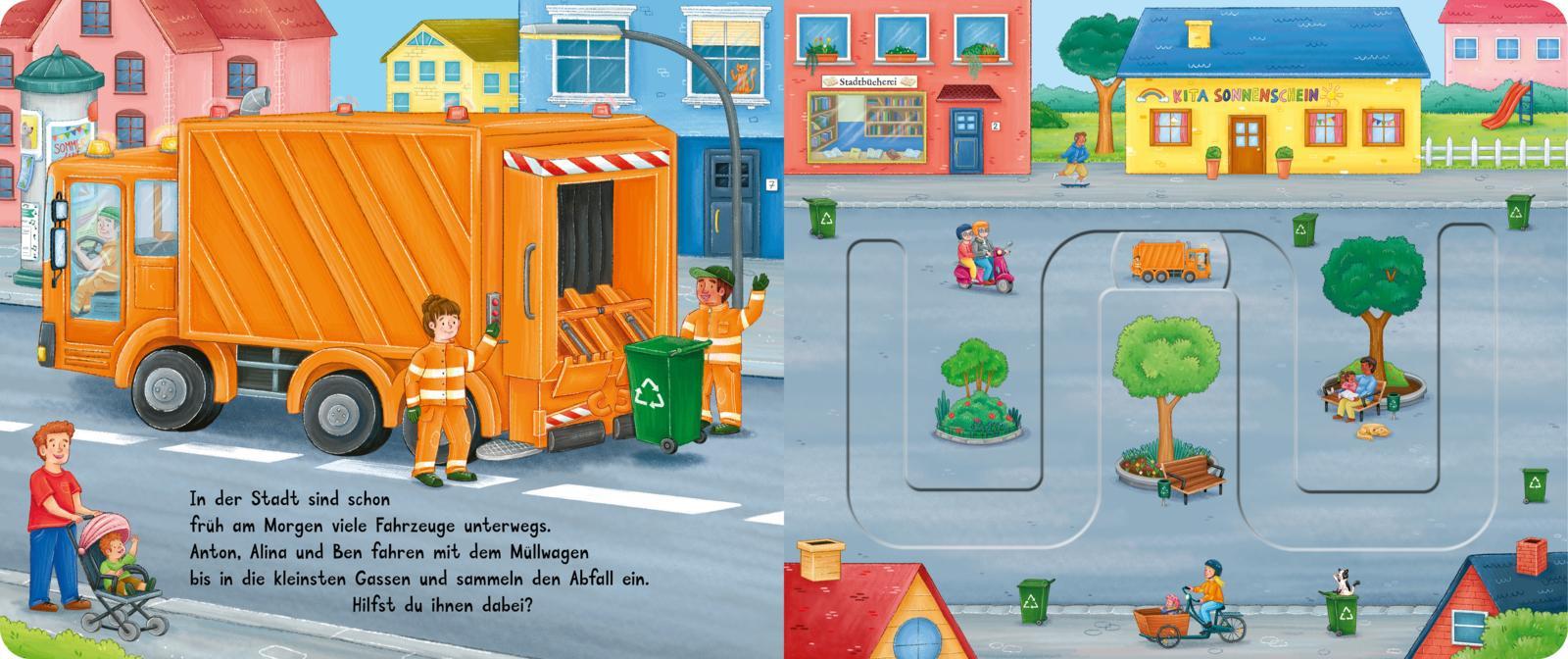 Bild: 9783480238583 | Meine Schiebebahn-Pappe: Fahr mit in der Stadt | Anders Meyer | Buch