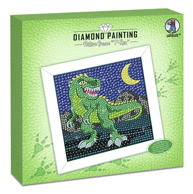 Cover: 4008525250104 | Diamond Painting Picture Frame "T-Rex" | Ganzjahr, Kinderbastel-Sets