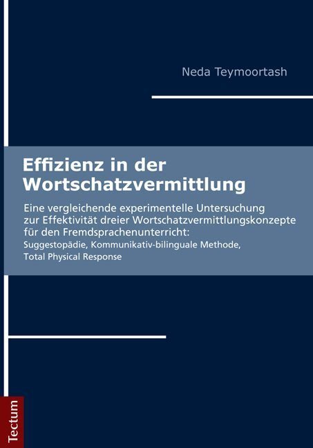 Cover: 9783828823228 | Effizienz in der Wortschatzvermittlung | Neda Teymoortash | Buch