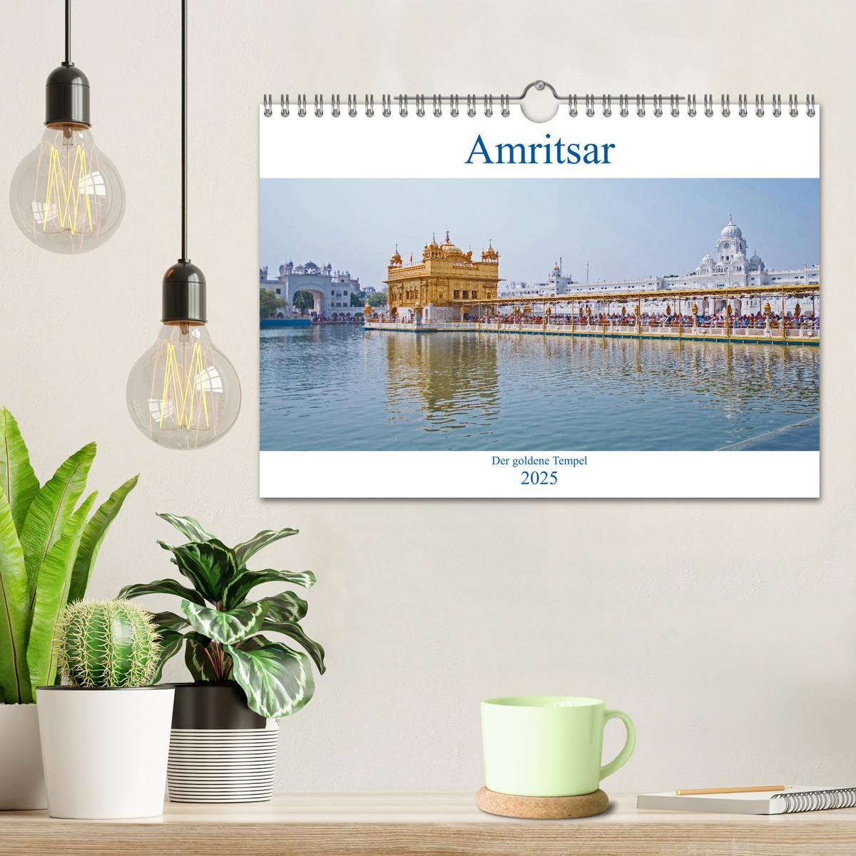 Bild: 9783435304080 | Amritsar - Der goldene Tempel (Wandkalender 2025 DIN A4 quer),...