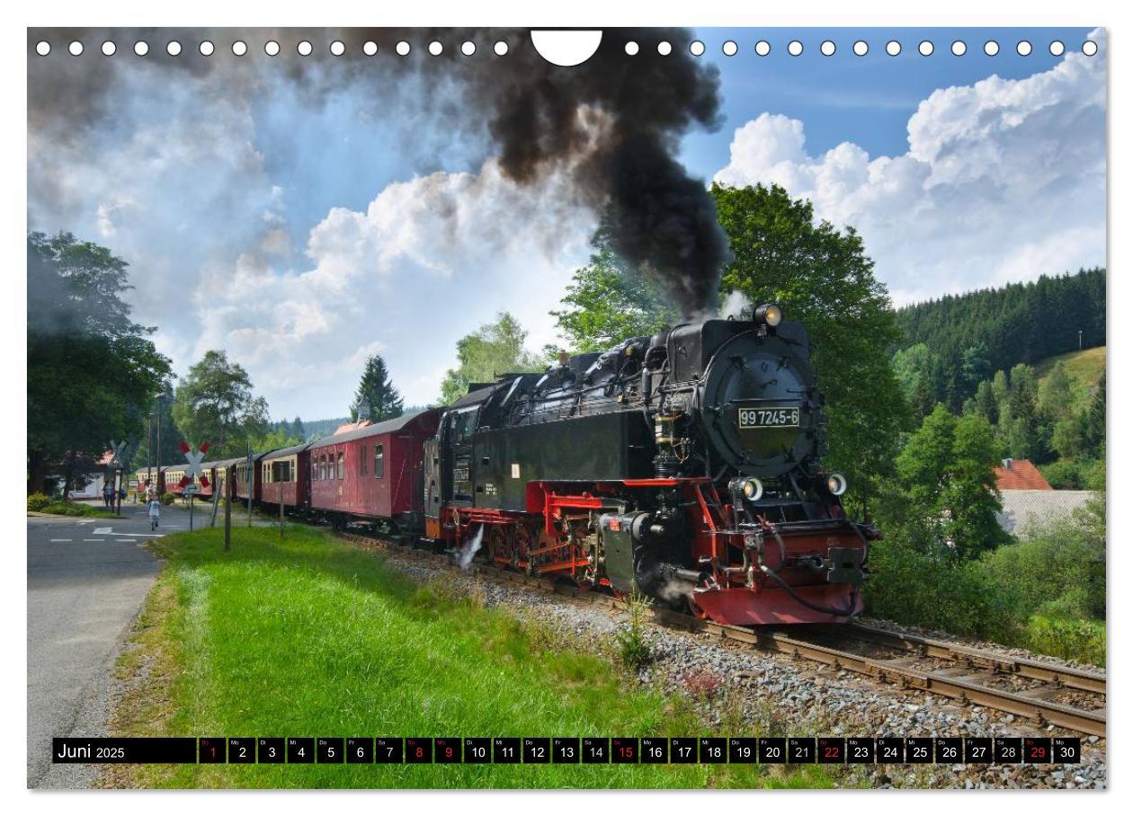 Bild: 9783435687527 | Schmalspurbahnen in Sachsen Anhalt (Wandkalender 2025 DIN A4 quer),...