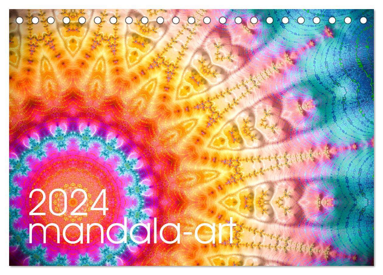 Cover: 9783675690066 | mandala-art (Tischkalender 2024 DIN A5 quer), CALVENDO Monatskalender