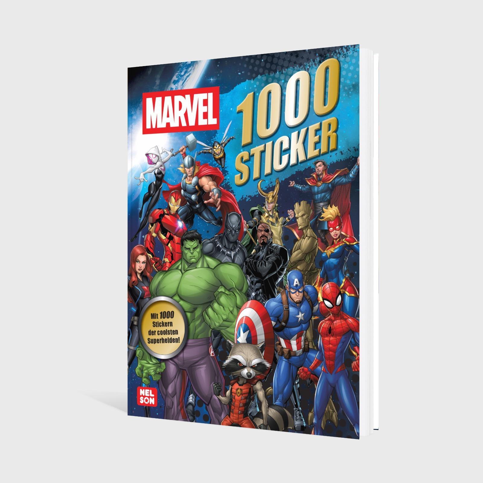 Bild: 9783845128276 | MARVEL: 1000 Sticker | Taschenbuch | MARVEL | 48 S. | Deutsch | 2025