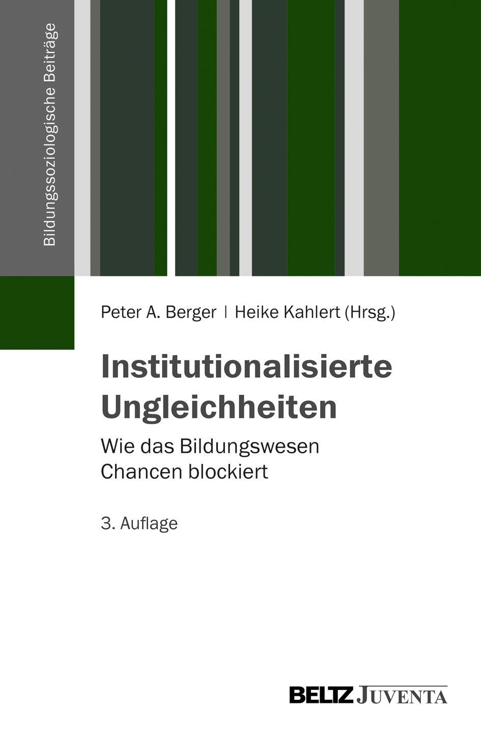 Cover: 9783779915904 | Institutionalisierte Ungleichheiten | Taschenbuch | 256 S. | Deutsch