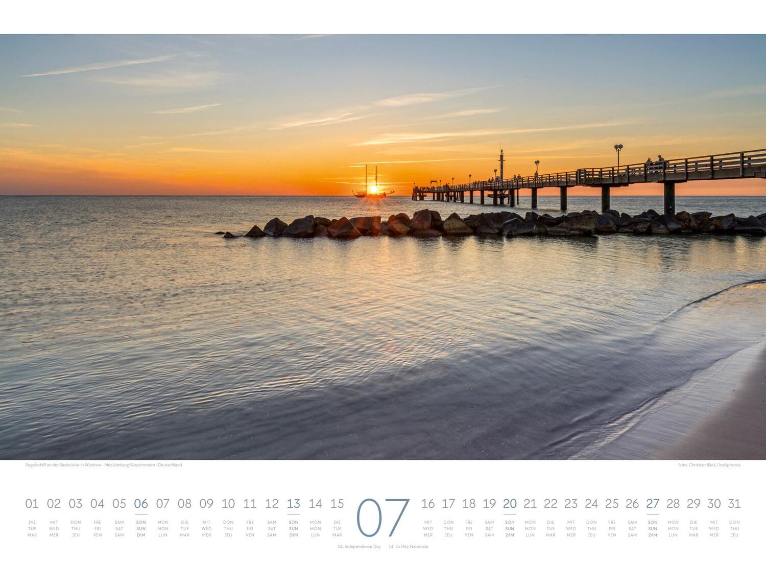 Bild: 9783838425771 | Tage am Meer Kalender 2025 | Ackermann Kunstverlag | Kalender | 14 S.