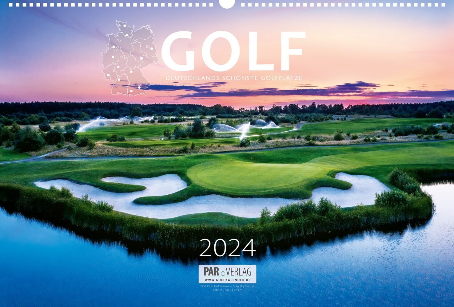 Cover: 9783948543068 | Golfkalender 2024 | Ralph Dörnte | Kalender | Spiralbindung | Deutsch