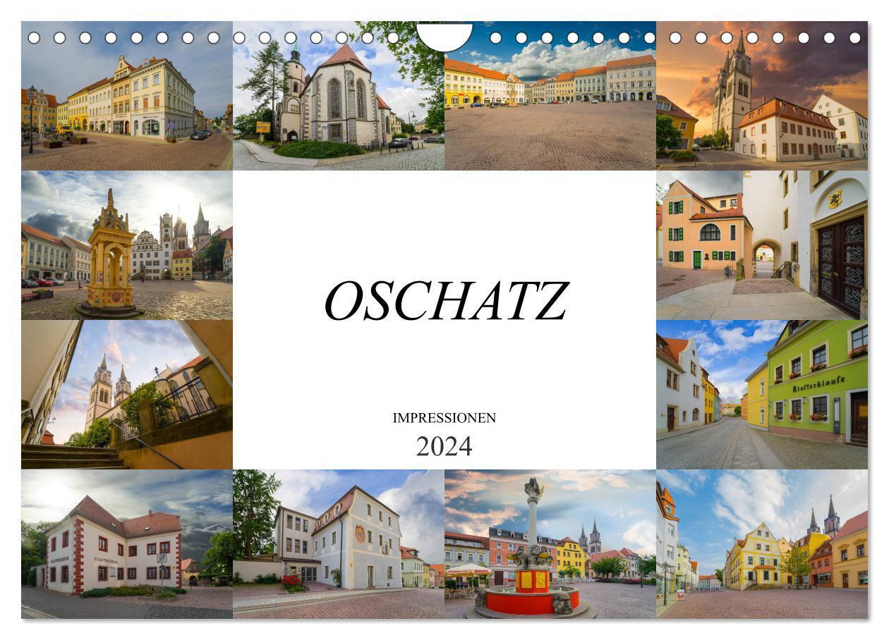 Cover: 9783383101816 | Oschatz Impressionen (Wandkalender 2024 DIN A4 quer), CALVENDO...